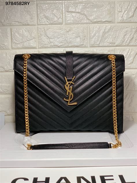 ysl envelope clutch with chain|yves saint laurent envelope clutch.